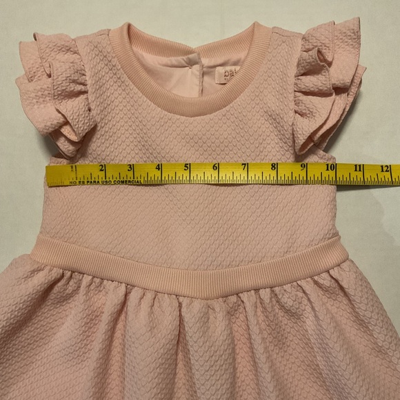 Ted Baker Baby Pink Dress Short Ruffle Sleeves - Picture 4 of 13